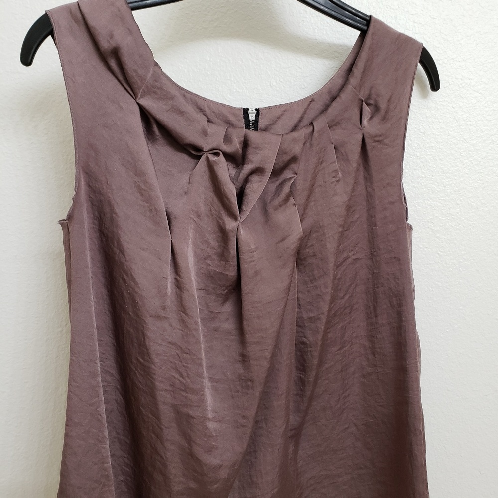 LOFT Silky Eggplant Tank in Extra Small